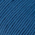 DMC Natura Just Cotton fingering weight yarn, ideal for detailed amigurumi and breathable summer garments, shown in a 50g ball in Star light blue colour