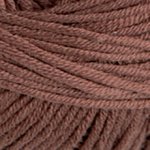 Close-up of DMC Natura Just Cotton yarn, showcasing the natural, unmercerized texture and smooth finish for delicate knitting and crochet in Sienna Brown colour