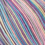 DMC Natura Multico, Variegated Cotton Yarn, Combed Cotton Crochet Thread in Purple Rain Colour