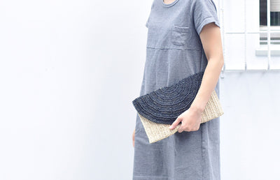 The 200g 'Big Ball' of Daruma Sasawashi Flat, ideal for large-scale projects like summer totes or structured sun hats.