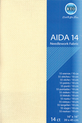 14 count Aida Cloth (Pre-Cut)