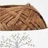 Eco-friendly yarn for hats, wood pulp yarn, summer crochet supplies, biodegradable craft materials, best yarn for crochet bags in brown colour