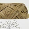 Official Hamanaka Eco Andaria label highlighting the 100% Rayon composition and 40g weigh in darnk brown colour