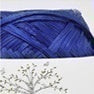 Eco-friendly yarn for hats, wood pulp yarn, summer crochet supplies, biodegradable craft materials, best yarn for crochet bags in royal blue colour