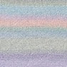 Soft and shimmering Hamanaka Genji Monogatari yarn in Patel tone Color; featuring pretty, slow color changes perfect for airy shawls and lightweight scarves."