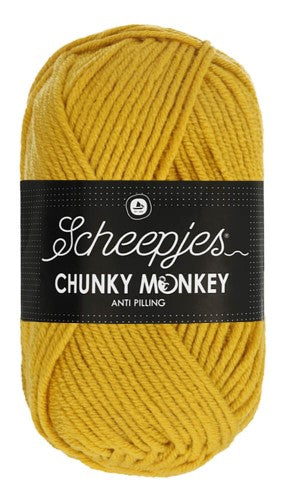 Market this yarn as the "Worry-Free Blanket Choice." * The Hook: "A blanket that's actually lived in. Chunky Monkey is soft enough for baby, tough enough for the dog, and machine washable for you in mustard colour