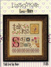Lizzie*Kate Less = More - Cross Stitch Charts