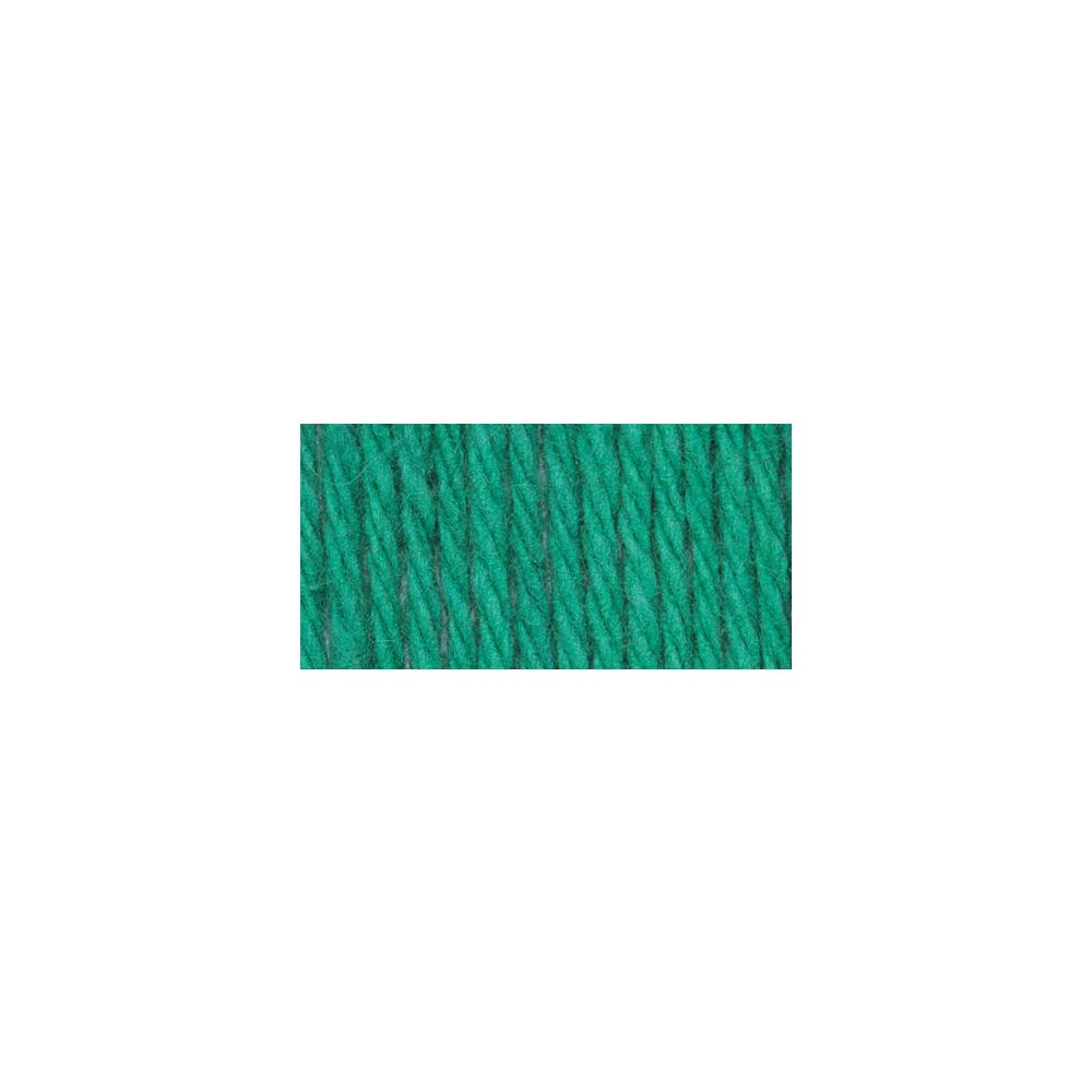 Best yarn for knitting dishcloths, machine washable cotton yarn for bags, durable cotton yarn for home decor in mod green.
