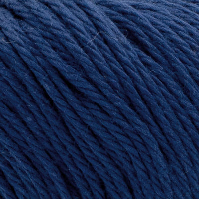 Soft cotton for baby blankets, Lion Brand yarn Singapore, machine washable cotton yarn in dark navy blue colour.