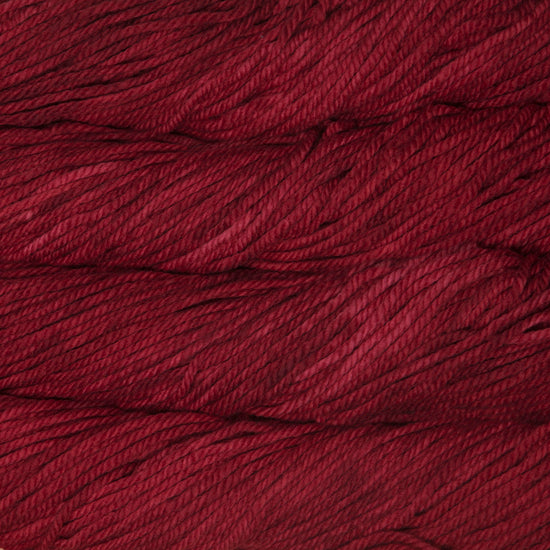 malabrigo chunky yarn colour close up - Ravelry Red 100% Merino Wool