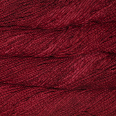 malabrigo chunky yarn colour close up - Ravelry Red 100% Merino Wool