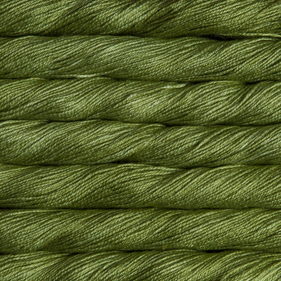 Mulberry 100% silk yarn , malabrigo in green lettuce colour