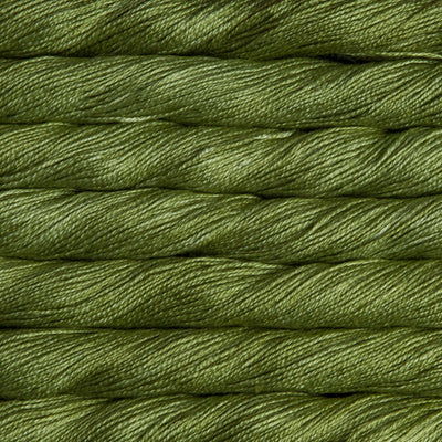 Mulberry 100% silk yarn , malabrigo in green lettuce colour