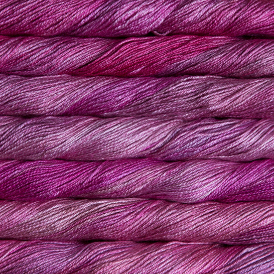 Mulberry 100% silk yarn ,malabrigo in pink english rose colour