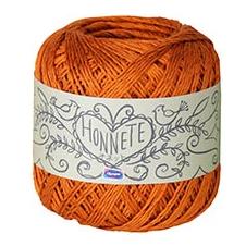 Olympus Honnete Egyptian cotton and rayon blend yarn; a 35g ball of high-gloss Japanese yarn with a silk-like finish for summer knitting
