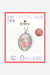 DMC Oval Metal Pendant