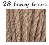Pierrot Ami Cotton Bulky yarn in Honey Brown Color; a premium Japanese 100% cotton yarn with a thick, rope-like twist for chunky crochet and knitting