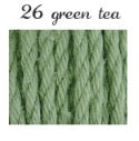 A ball of Pierrot Ami Cotton Bulky in Green tea colour; a high-quality Japanese import yarn that combines the softness of 100% cotton with the durability needed for home decor