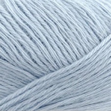 Close-up of Pierrot Chiffon yarn strands.
A delicate 30g skein of Pierrot Chiffon yarn in a soft pastel shade, showcasing its 100% pure alpaca fibers and ethereal halo.
Breathable alpaca yarn Singapore, thin yarn for lace shawls, Pierrot Chiffon colors, hypoallergenic knitting fibers, boutique Japanese yarn