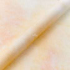 High-quality white 14-count Aida cloth for cross-stitch, featuring a clear grid and stiff texture for easy stitching.