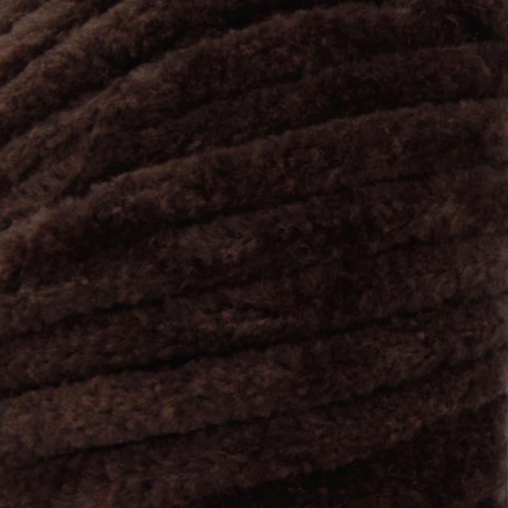 A soft, bulky weight Premier Parfait Chunky yarn perfect for making amigurumi and plush home decor in espresso dark brown colour.