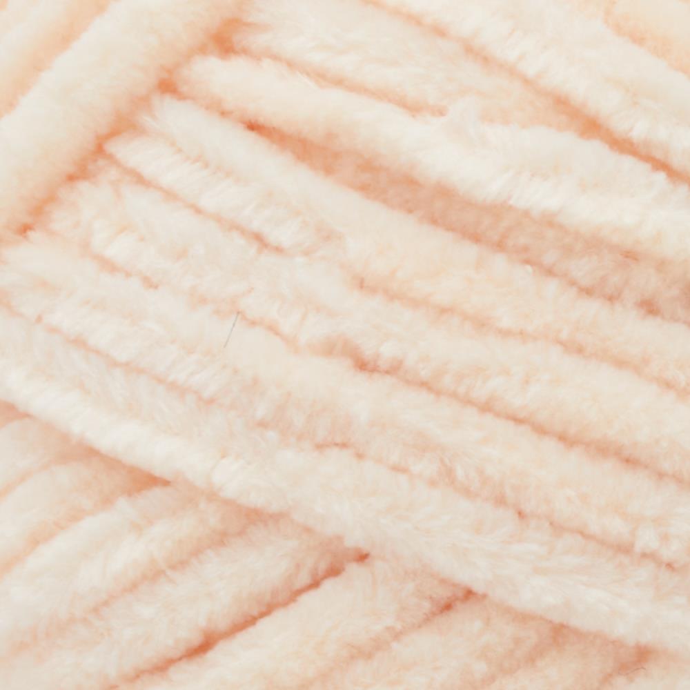 A soft, bulky weight Premier Parfait Chunky yarn perfect for making amigurumi and plush home decor in shell pink colour