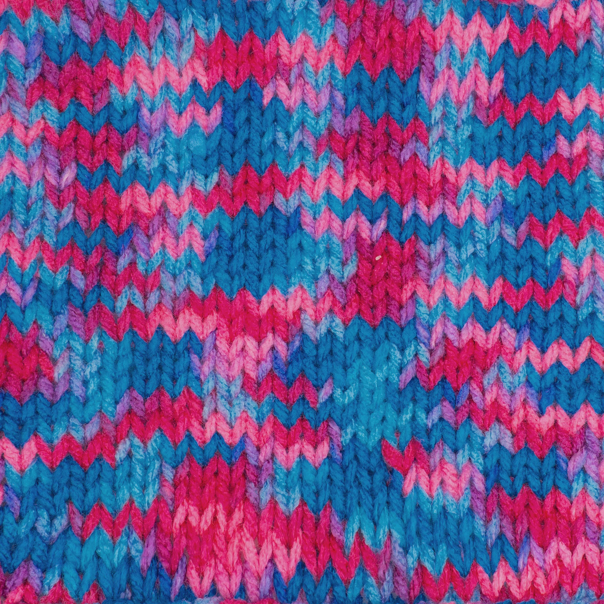 Red Heart Super Saver worsted weight yarn in Bonbon_Print Color; the classic 100% acrylic size 4 yarn for durable blankets and crochet projects