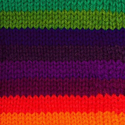Red Heart Super Saver worsted weight yarn in Favorite  Stripe Color; the classic 100% acrylic size 4 yarn for durable blankets and crochet projects