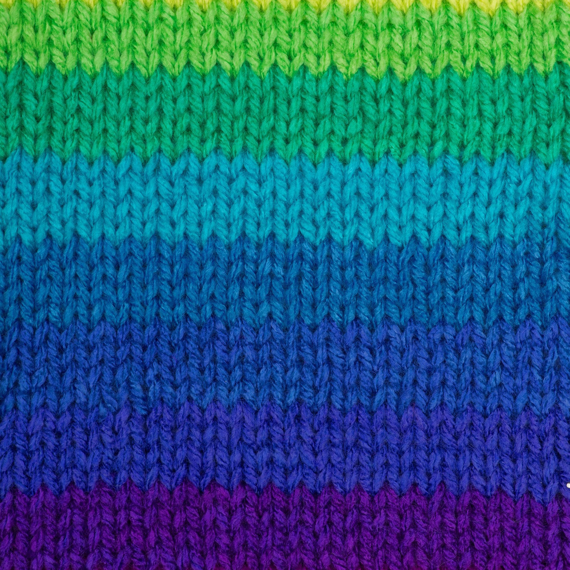 A 5oz (141g) skein of Red Heart Super Saver yarn; a machine-washable and dryable yarn perfect for long-lasting home decor and charity knitting