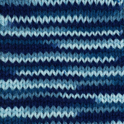 Red Heart Super Saver worsted weight yarn in Blue Shaded Dusk  Color the classic 100% acrylic size 4 yarn for durable blankets and crochet projects
