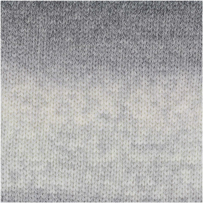 A flat-lay of several Rico Light & Long shades, featuring from a long ombre of dark to light hues of grey