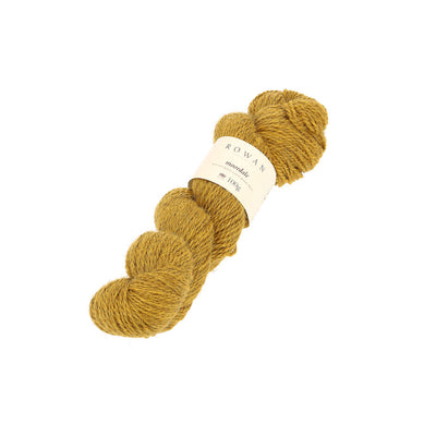Rowan Moordale 100g (70% Bluefaced Leicester Wool 30% Alpaca) in turmeric yellow colour