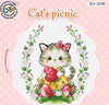 SODA "Cat's Picnic" Cross Stitch Kit