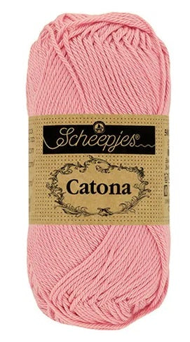 Scheepjes Catona 50g mercerized cotton yarn in Marshmallow Color / 518; the industry-standard 100% cotton for amigurumi and crochet toys