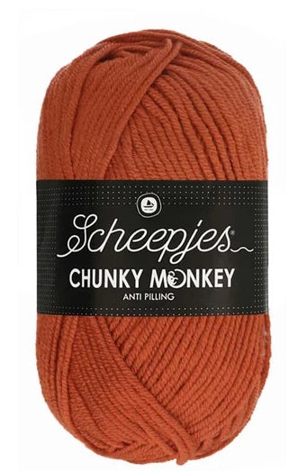Scheepjes Chunky Monkey Yarn, Anti-pilling Aran Yarn, Scheepjes Acrylic Yarn, Thick Crochet Yarn, Chunky Monkey Color Palette.

 Fuzz-free knitting yarn, machine washable Aran wool, hypoallergenic blanket yarn, Scheepjes yarn Singapore, quick knit acrylic