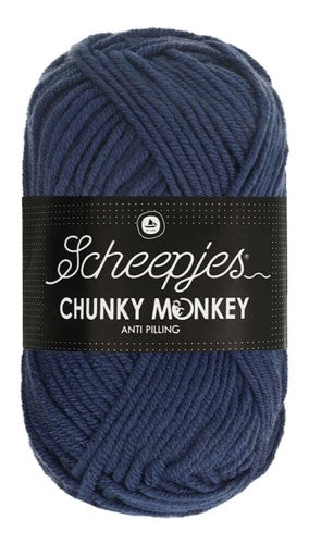 "Anti-Pilling" technology and "Instant Gratification" (thick and quick) appeal. This is the go-to yarn for people who want the look of a chunky sweater without the fuzz and "balls" that usually appear after one wash, in navy colour