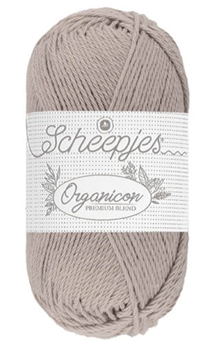 A collection of Scheepjes Organicon colors, showing the naturally inspired and vibrant tones available in this eco-friendly range in ash colour
