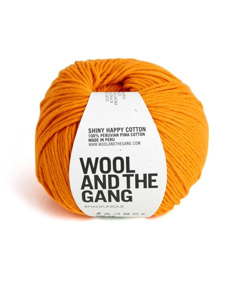 Soft pima cotton for knitting, chunky cotton crochet yarn, breathable yarn for garments, high-luster cotton floss, eco-friendly luxury fiber in orange colour