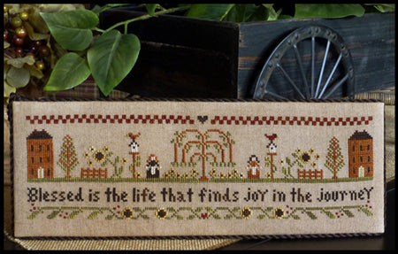 Blessed is the Life Cross Stitch Chart
