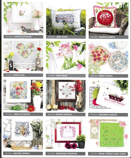 Flower Power Cross Stitch Book