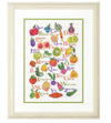 Dimensions Counted Cross Stitch Kit- Fruits and Vegetables