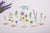 Panna-Bunch of Violet Flowers Embroidery Kit