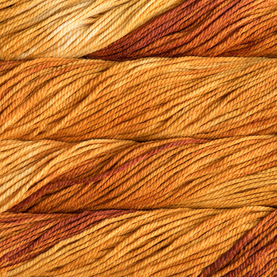 malabrigo chunky yarn colour close up - Sunset