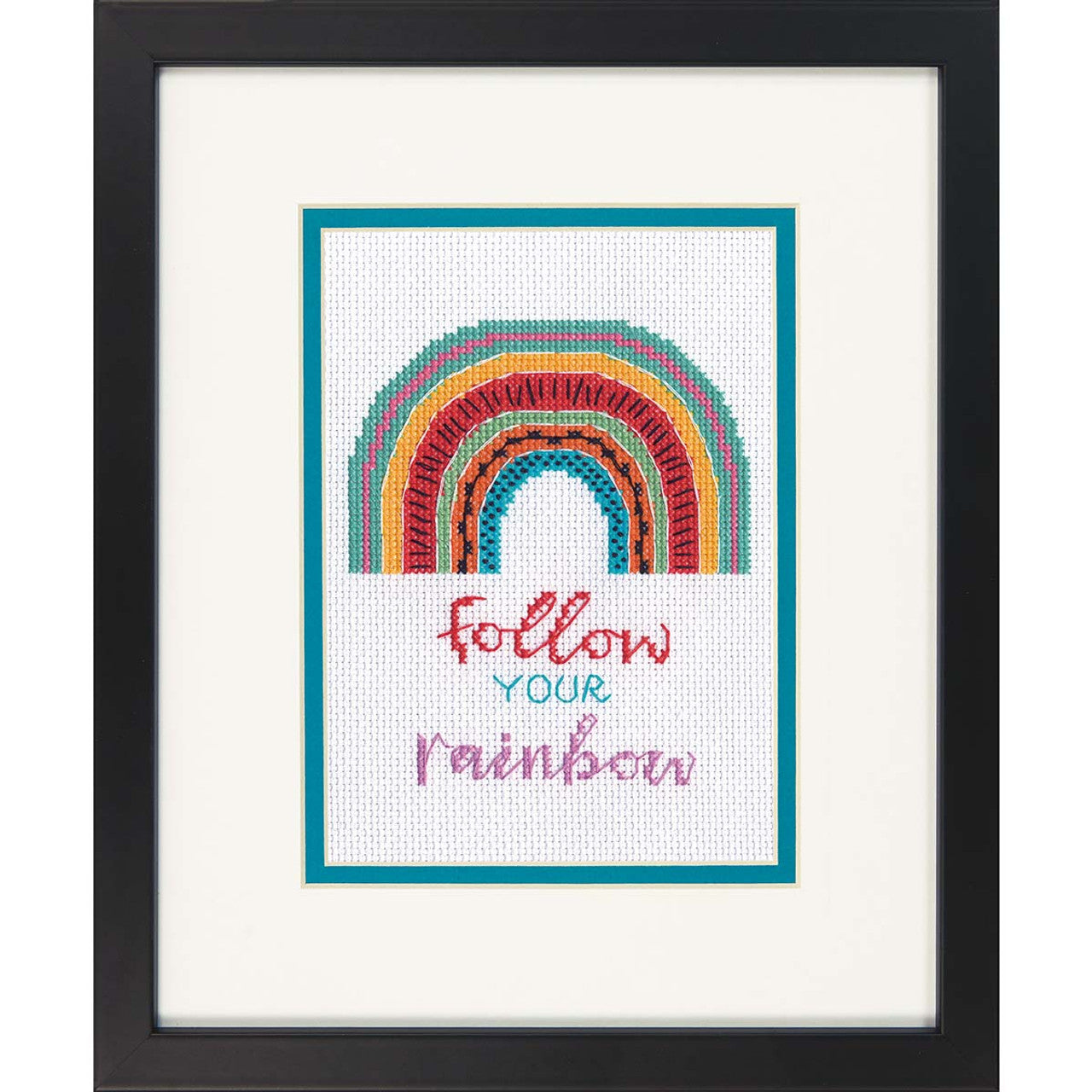 Dimensions Counted Cross Stitch Kit- Follow your Rainbow