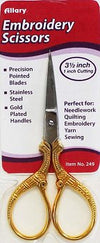 Allary Gold Handle 3 1/2" Embroidery/handicrafts scissors