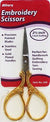 Allary Gold Handle 3 1/2" Embroidery/handicrafts scissors
