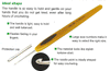 Clover Soft Touch Steel Crochet Hook (from 1.0mm-6.0mm)
